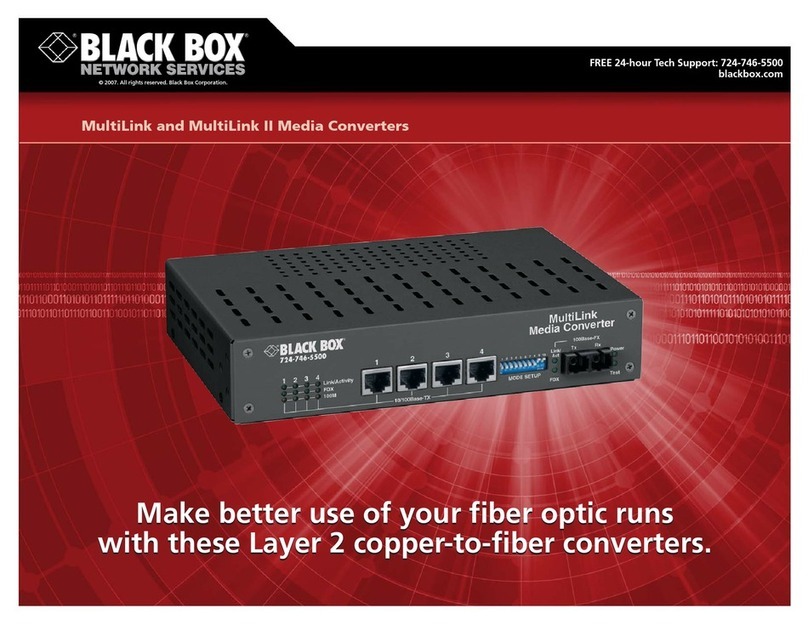 Black Box MultiLink LB1350A-ST User manual