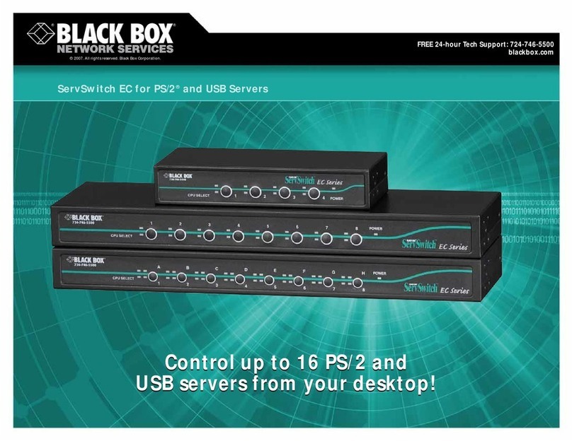 Black Box KV9204A User manual