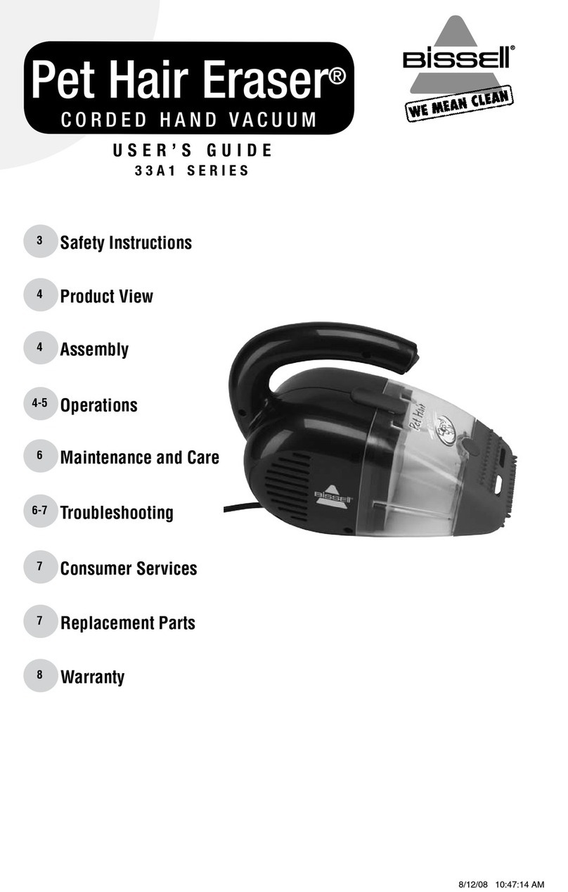 Bissell 33A1-B User manual