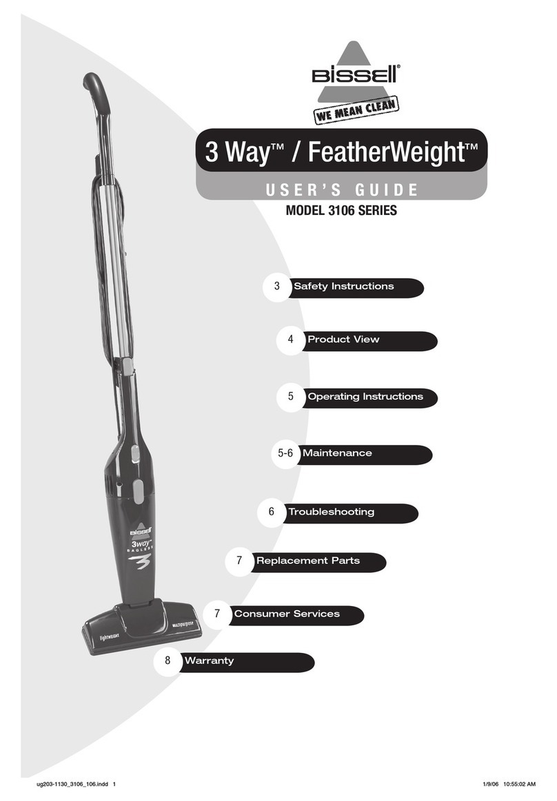 Bissell 3106-6 user guide