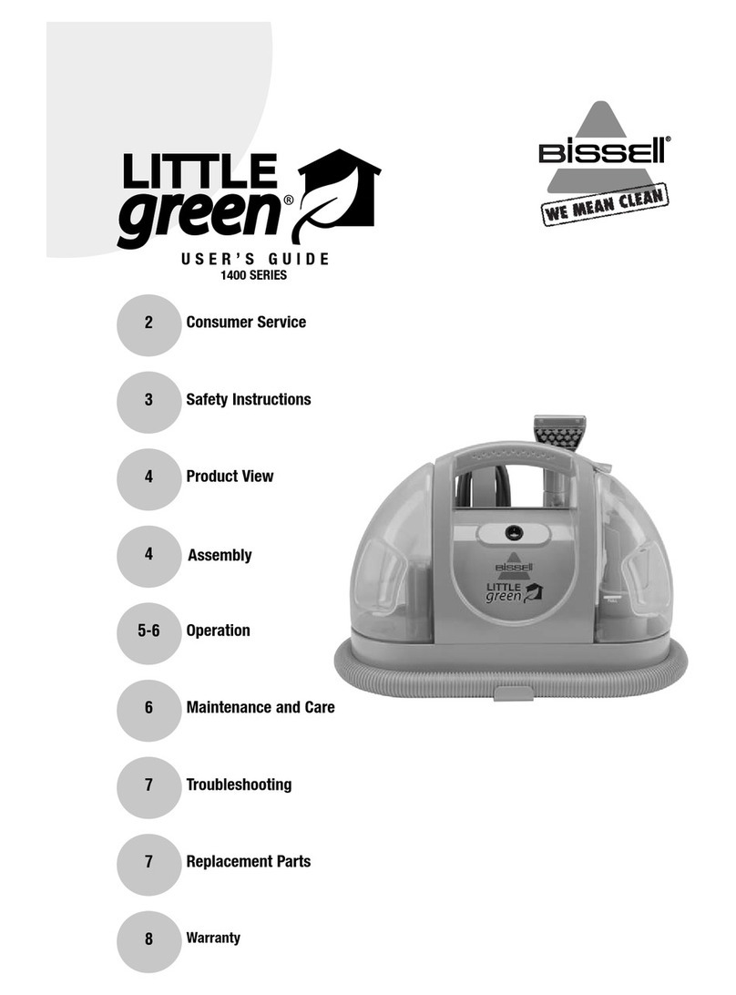 Bissell LittleGreen 1400 SERIES user guide