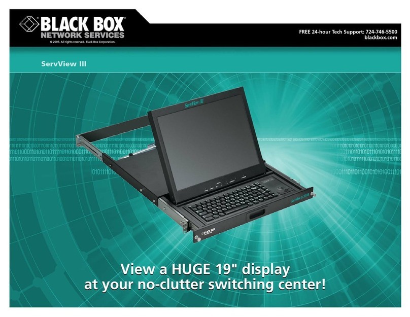 Black Box ServView KVT140A Specifications