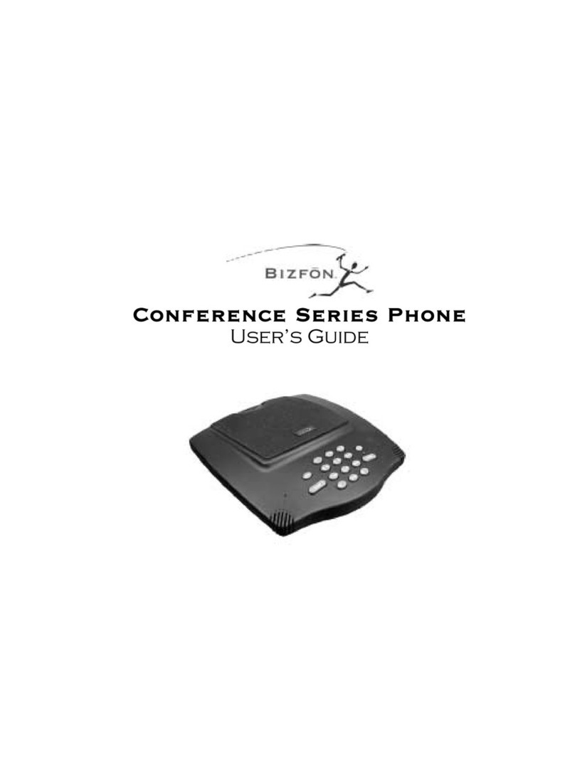 Bizfon BizTouch 1000 user guide