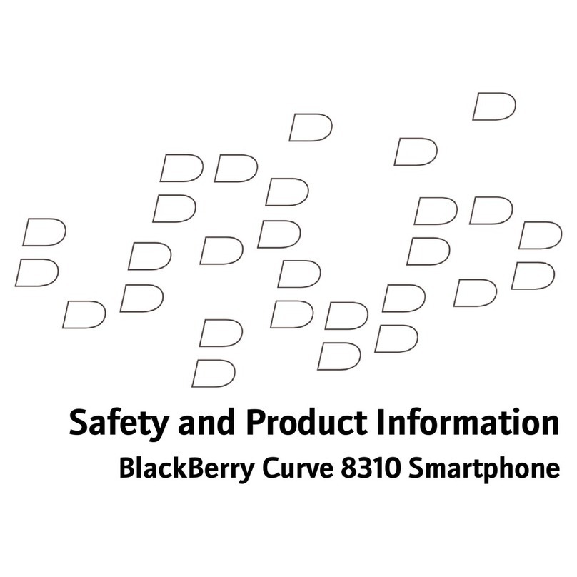 Blackbe;rry 8310 Curve AT&T User manual