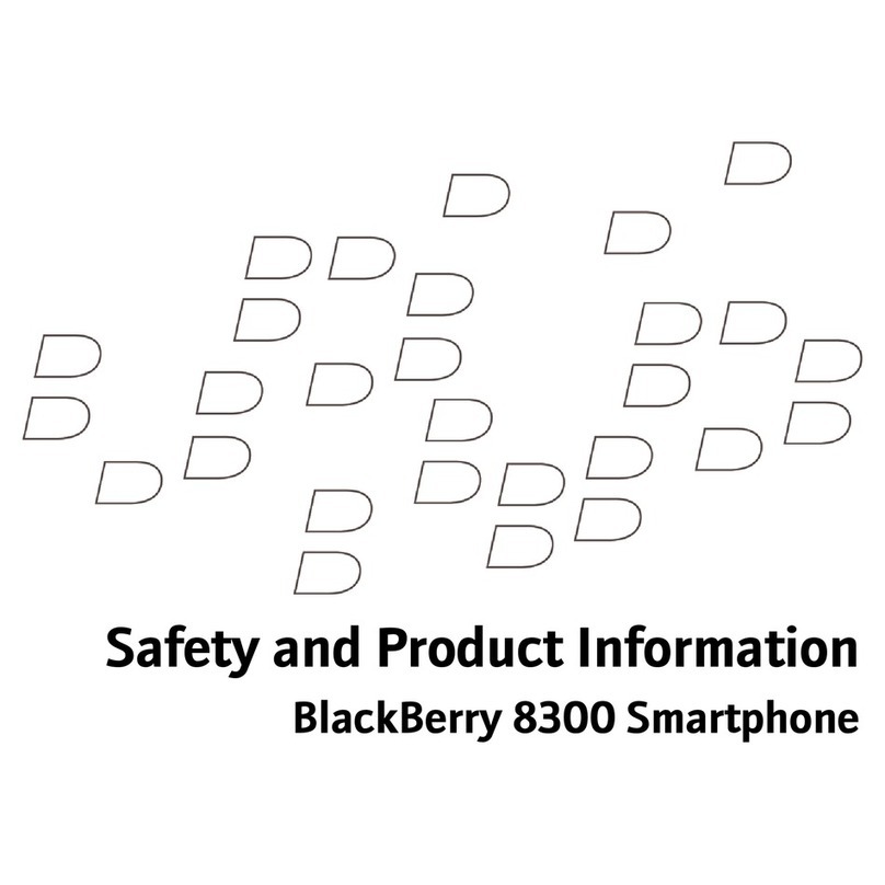 Blackbe;rry 8300 - Curve - GSM User manual