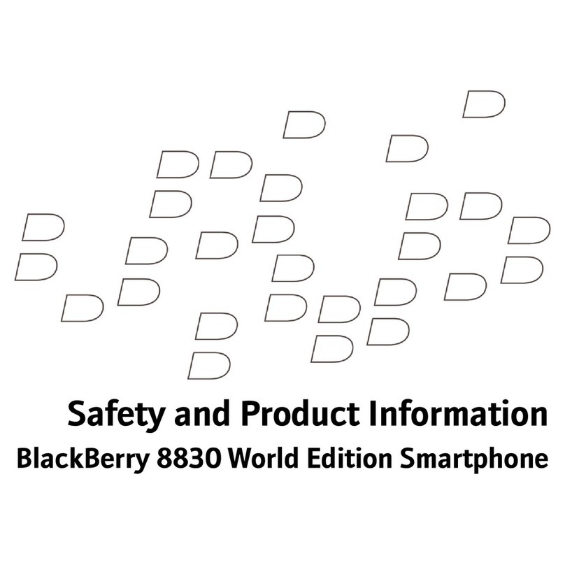 Blackbe;rry 8830 User manual