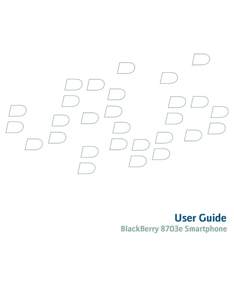 Blackbe;rry 8703e - CDMA User manual Blackbe;rry 8703e - CDMA User manual
