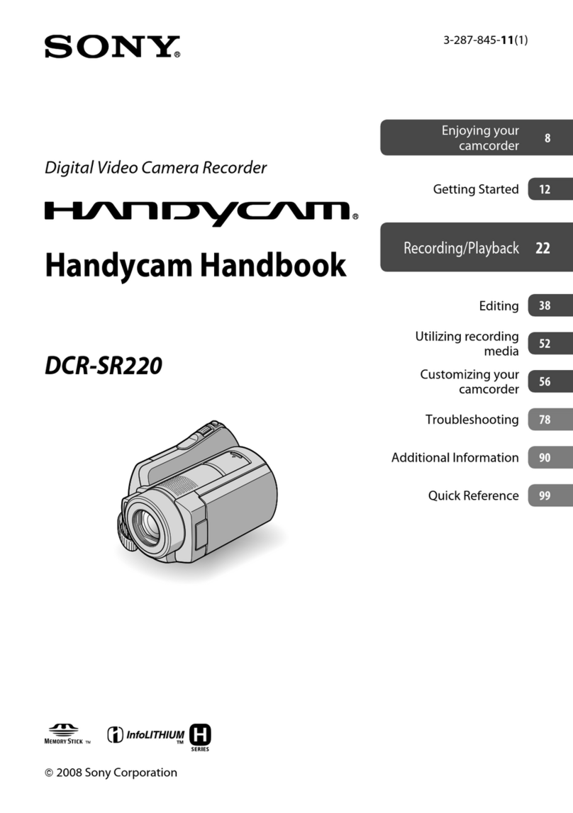 Sony DCR-SR220 Handycam® Handbook