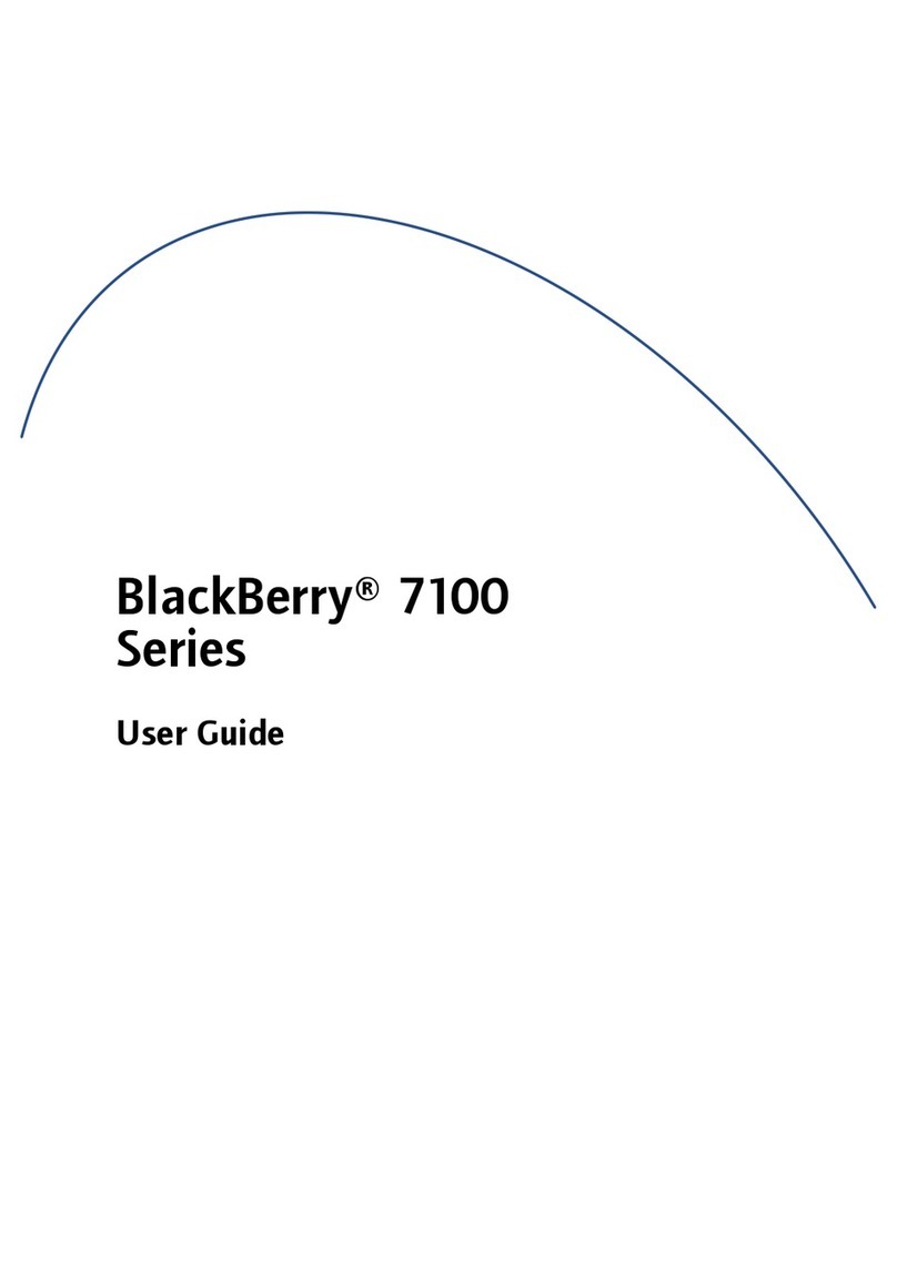 Blackbe;rry 7100g - GSM User manual