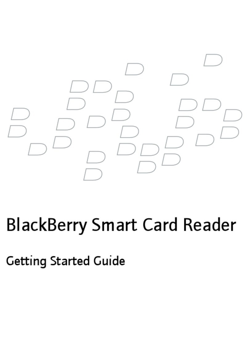 Blackbe;rry Smart Card Reader Getting started guide Blackbe;rry Smart Card Reader Getting started guide