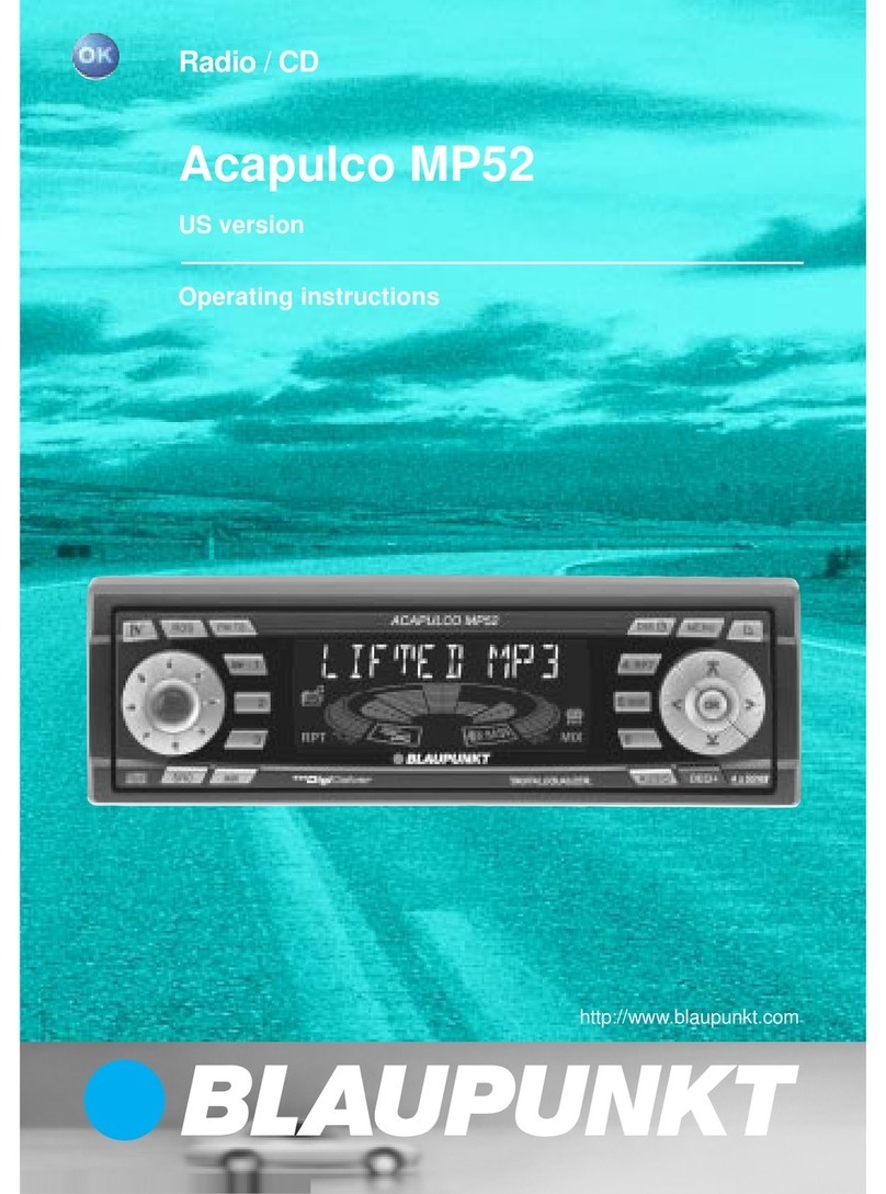 Blaupunkt Acapulco MP52 User manual
