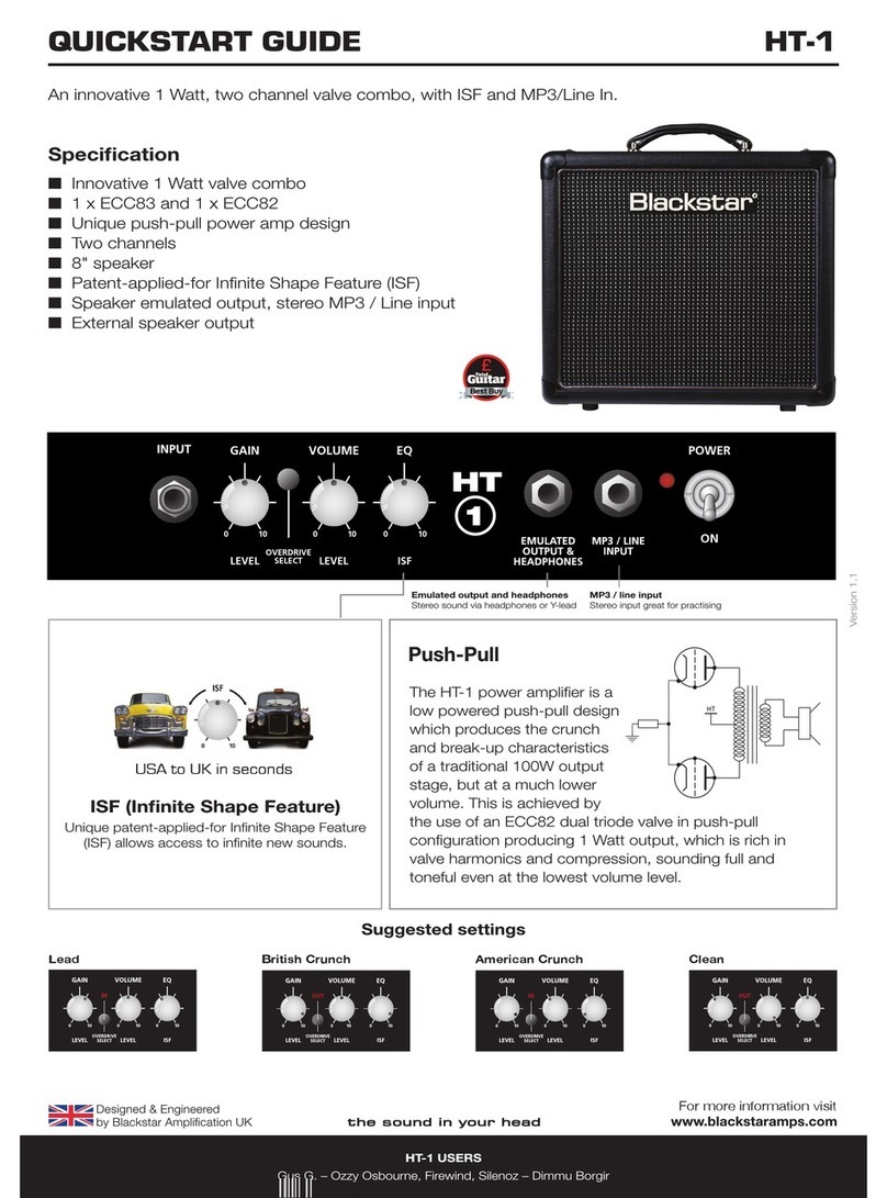BLACK STAR HT-1 User manual