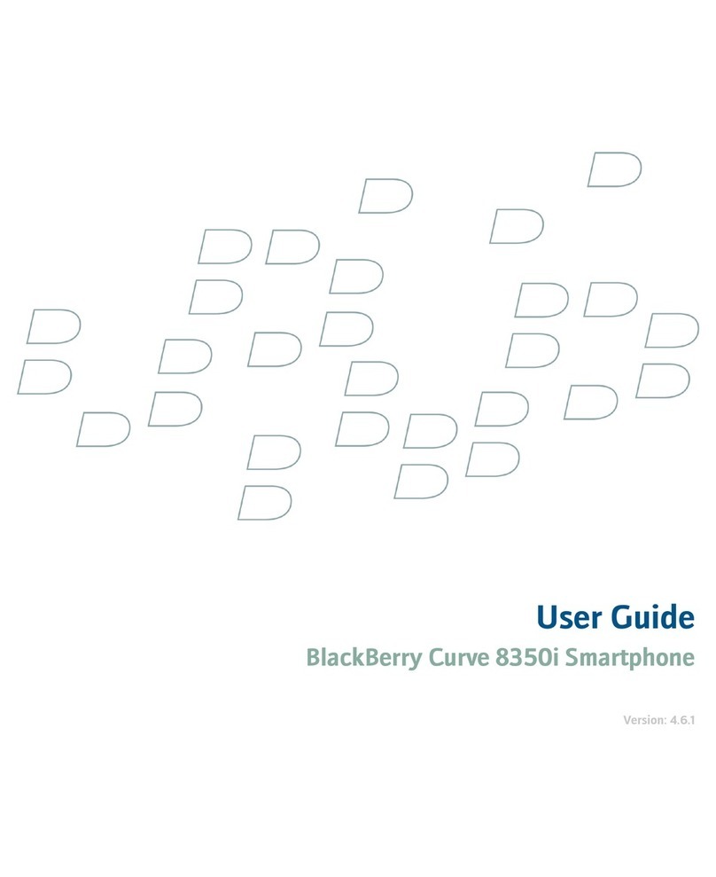 Blackbe;rry BLACKBERRY CURVE 8350I User manual