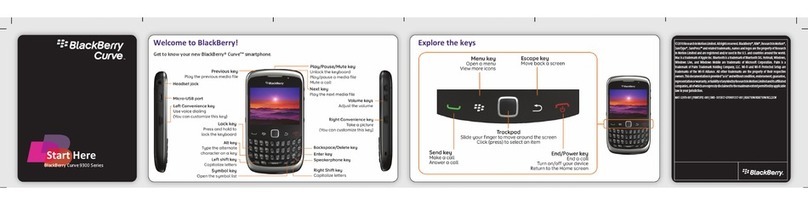 Blackbe;rry Curve 9300 User manual Blackbe;rry Curve 9300 User manual