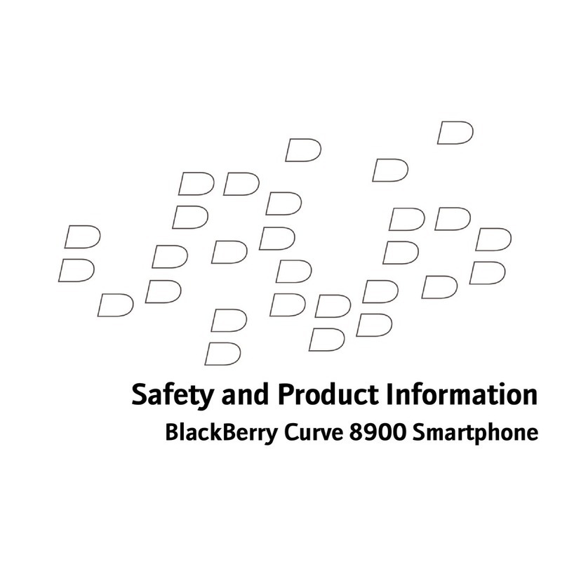Blackbe;rry 8900 - Curve - GSM User manual