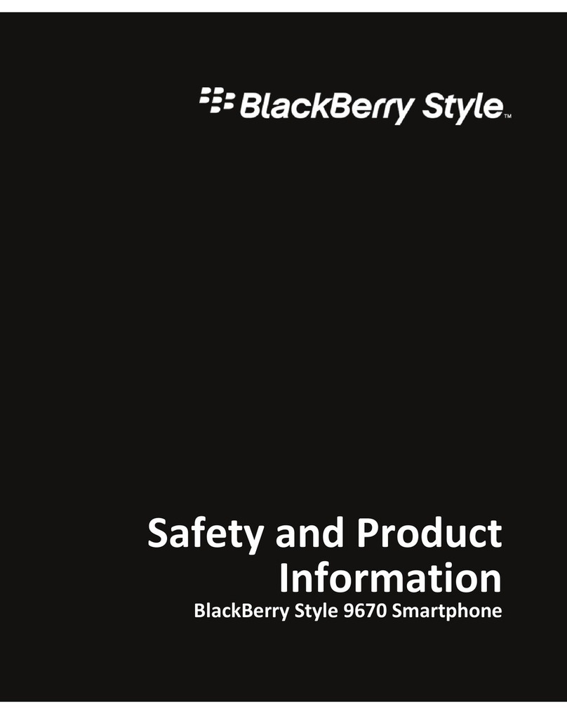 Blackbe;rry Style 9670 User manual