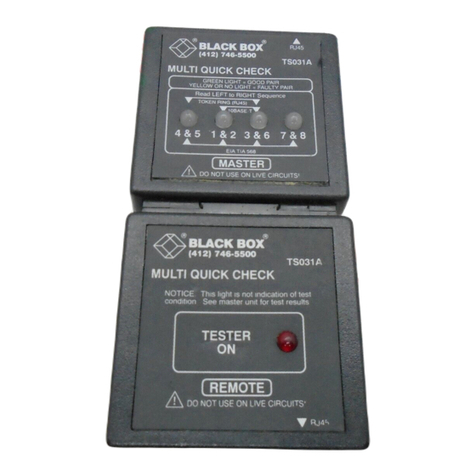 Black Box TS030A User manual