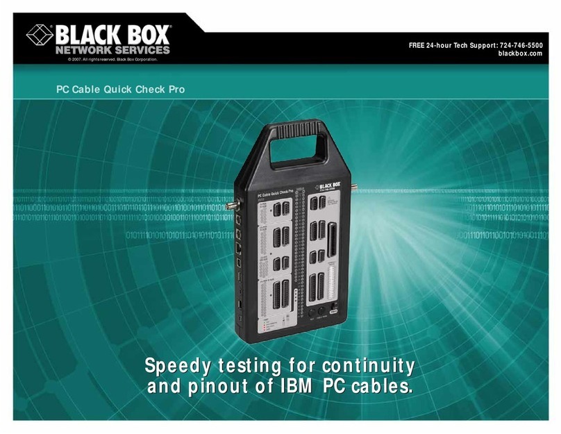 Black Box TS075A-R3 User manual
