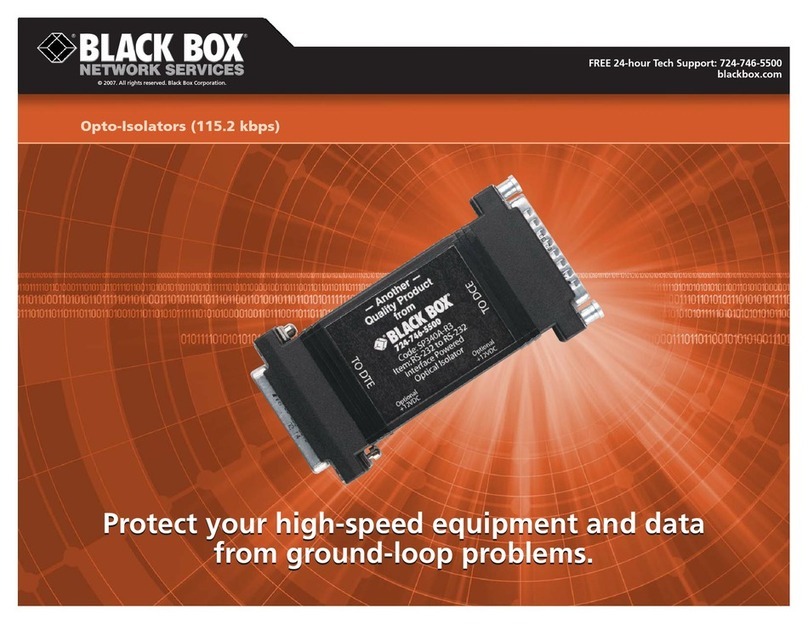 Black Box SP340A-R3 User manual