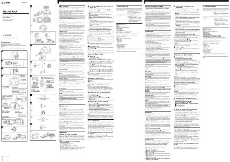 Sony DSC-W7/B User manual Sony DSC-W7/B User manual