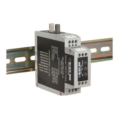 Black Box MED100A User manual