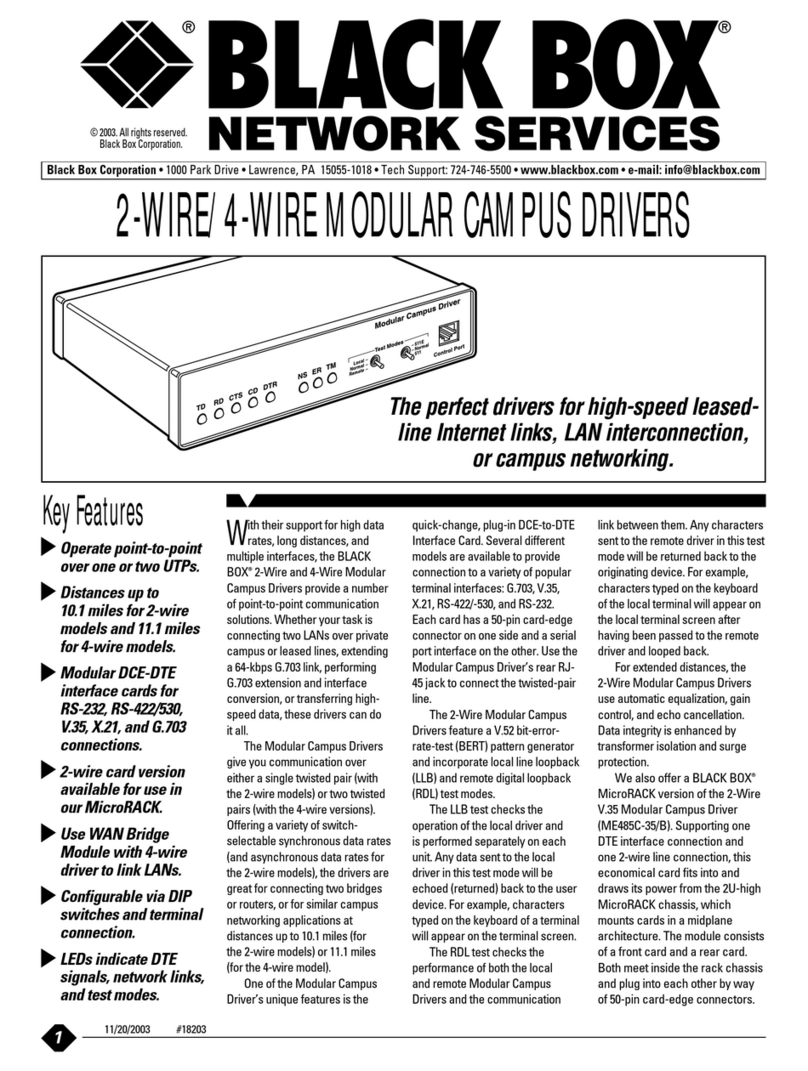 Black Box ME480A-R2 Specifications