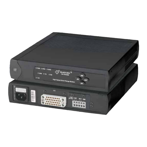 Black Box ME270A-R3 User manual