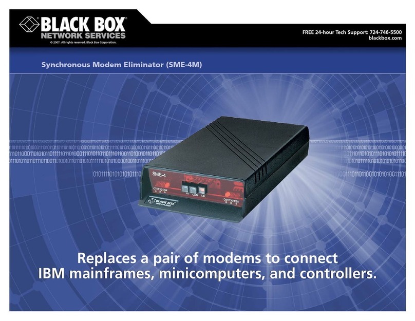 Black Box ME251A-R3 User manual