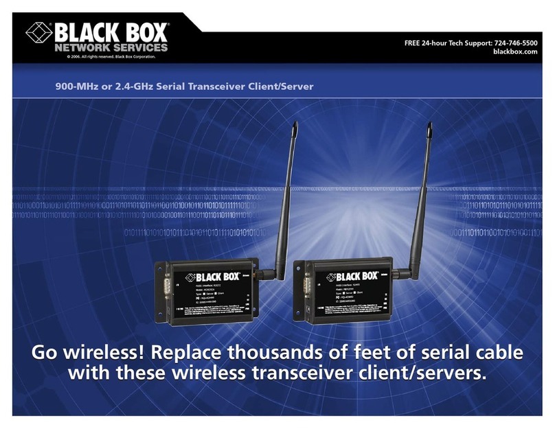 Black Box MDR292A User manual