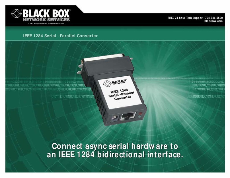 Black Box PI049A User manual