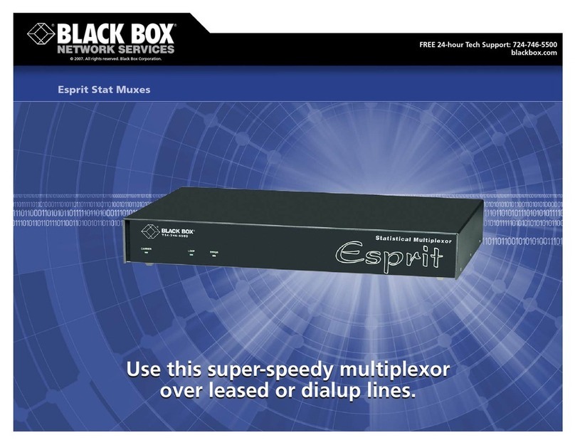 Black Box Esprit MX9074 User manual