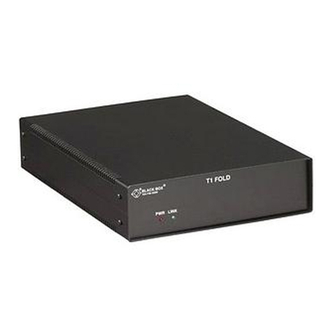 Black Box MT619A-ST-R2 User manual Black Box MT619A-ST-R2 User manual