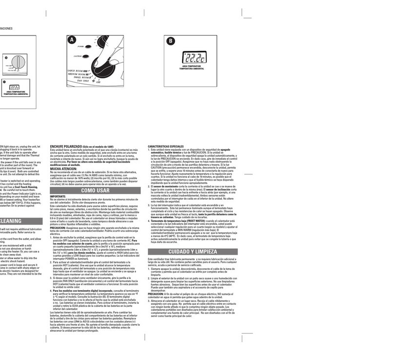 Black & Decker BDHF70 Series Use and care book