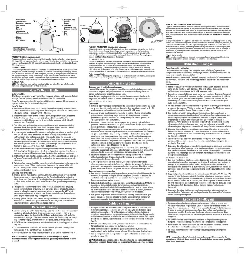 Black & Decker CG100 Series Installation instructions