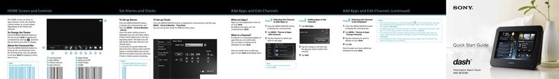 Sony dash HID-B7 User manual