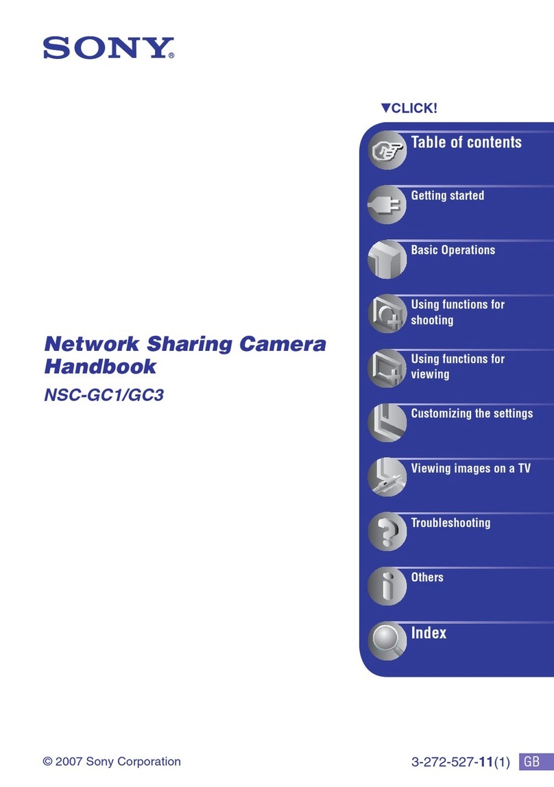 Sony NSC-GC1 Network Sharing Camera User manual