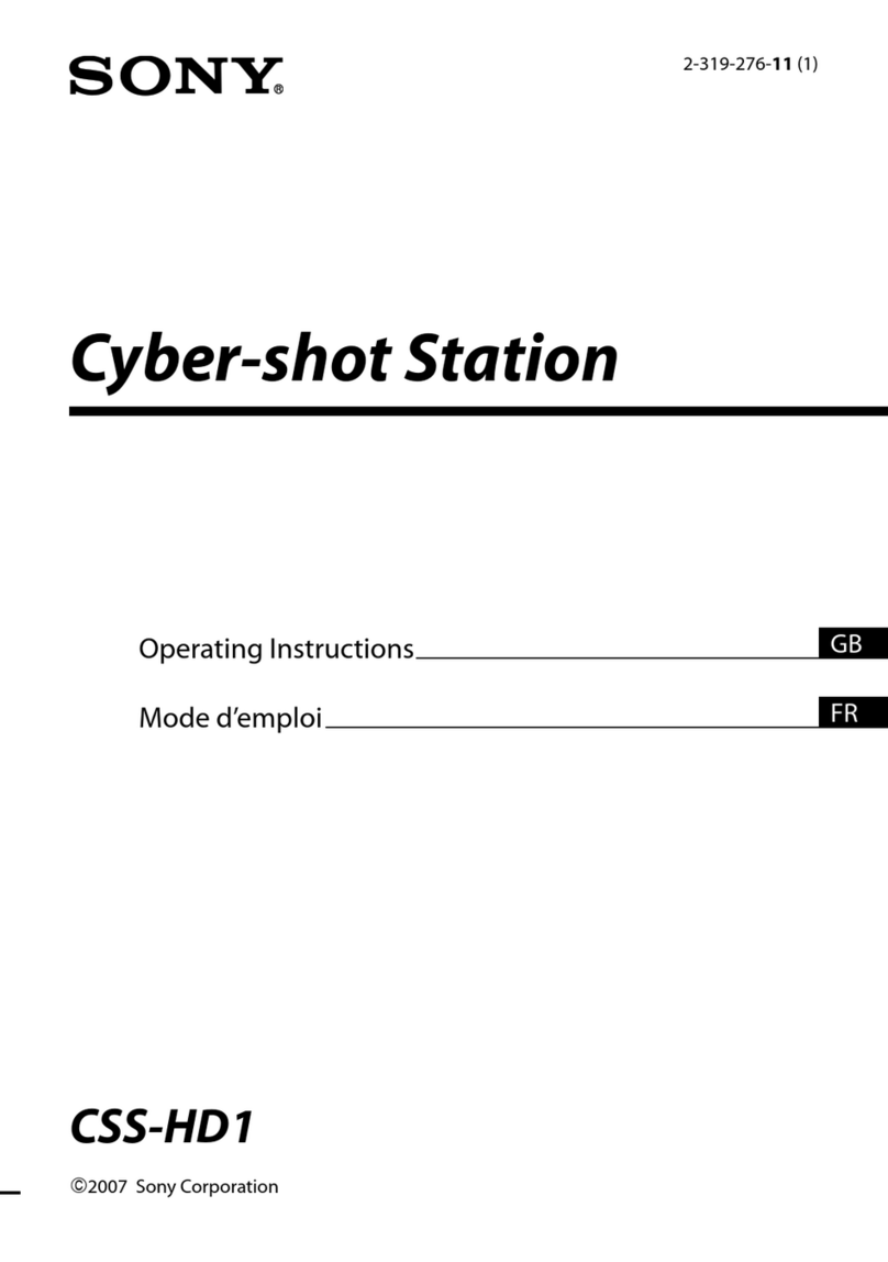 Sony CSS-HD1 Manual de instrucciones / Manual de... User manual Sony CSS-HD1 Manual de instrucciones / Manual de... User manual
