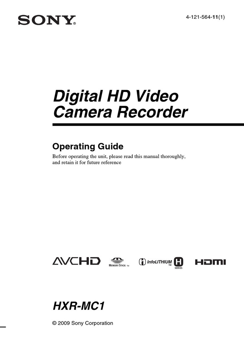Sony HXR-MC1 Brochure User manual