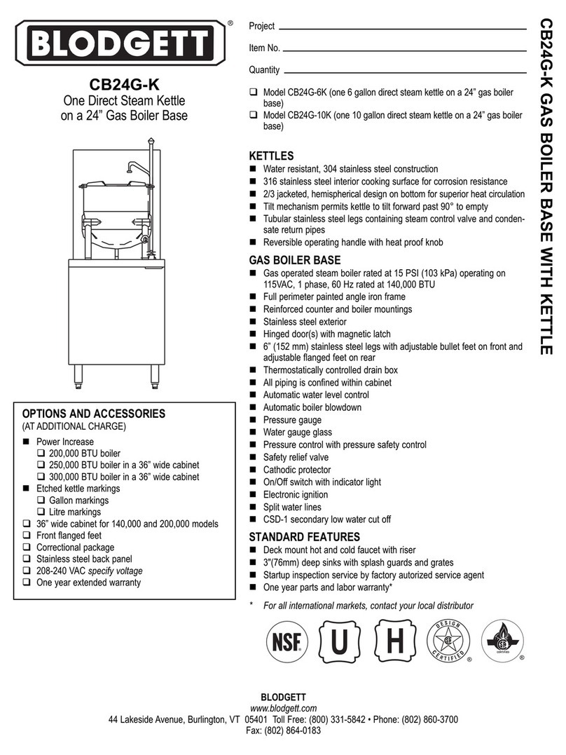 Blodgett CB24G-10K Specifications