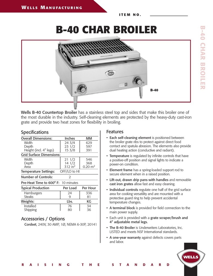 Wells B-40 Specifications
