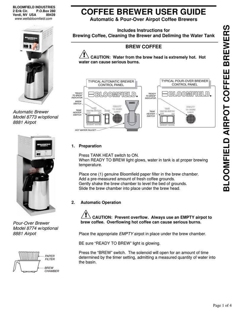 Bloomfield INTEGRITY 8773 user guide