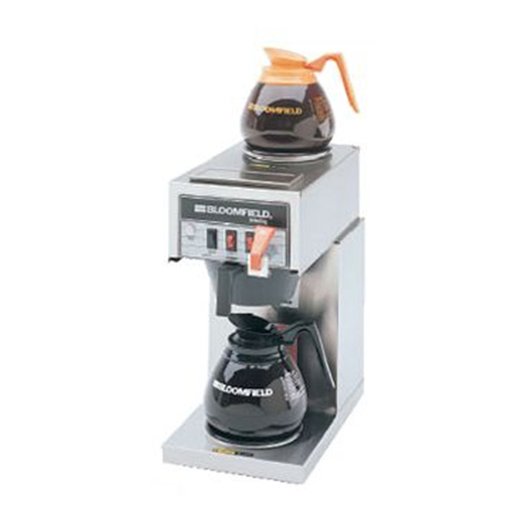 Bloomfield Koffee-King 8540 User manual