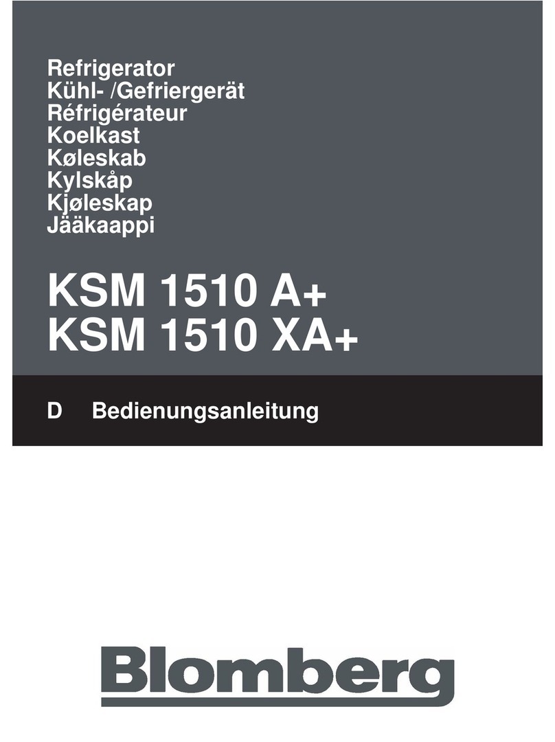 Blomberg KSM 1510 instruction manual