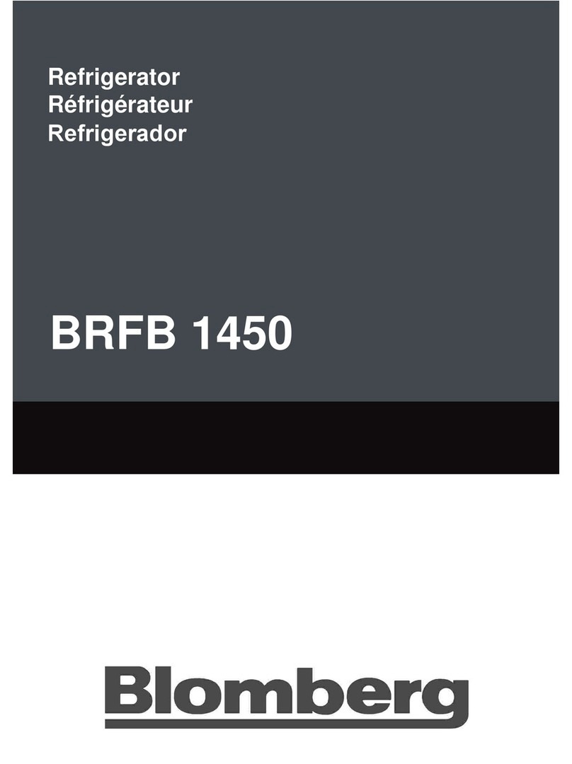 Blomberg BRFB 1150 User manual Blomberg BRFB 1150 User manual