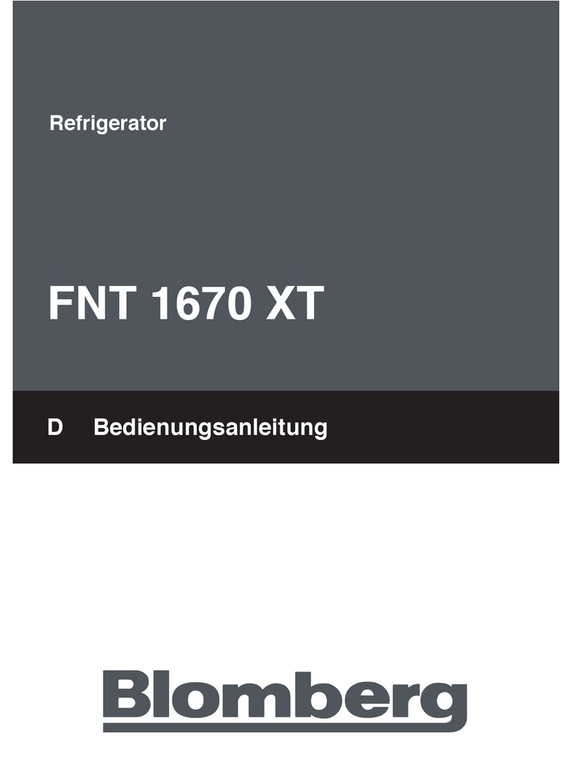 Blomberg FNT 1670 XT instruction manual