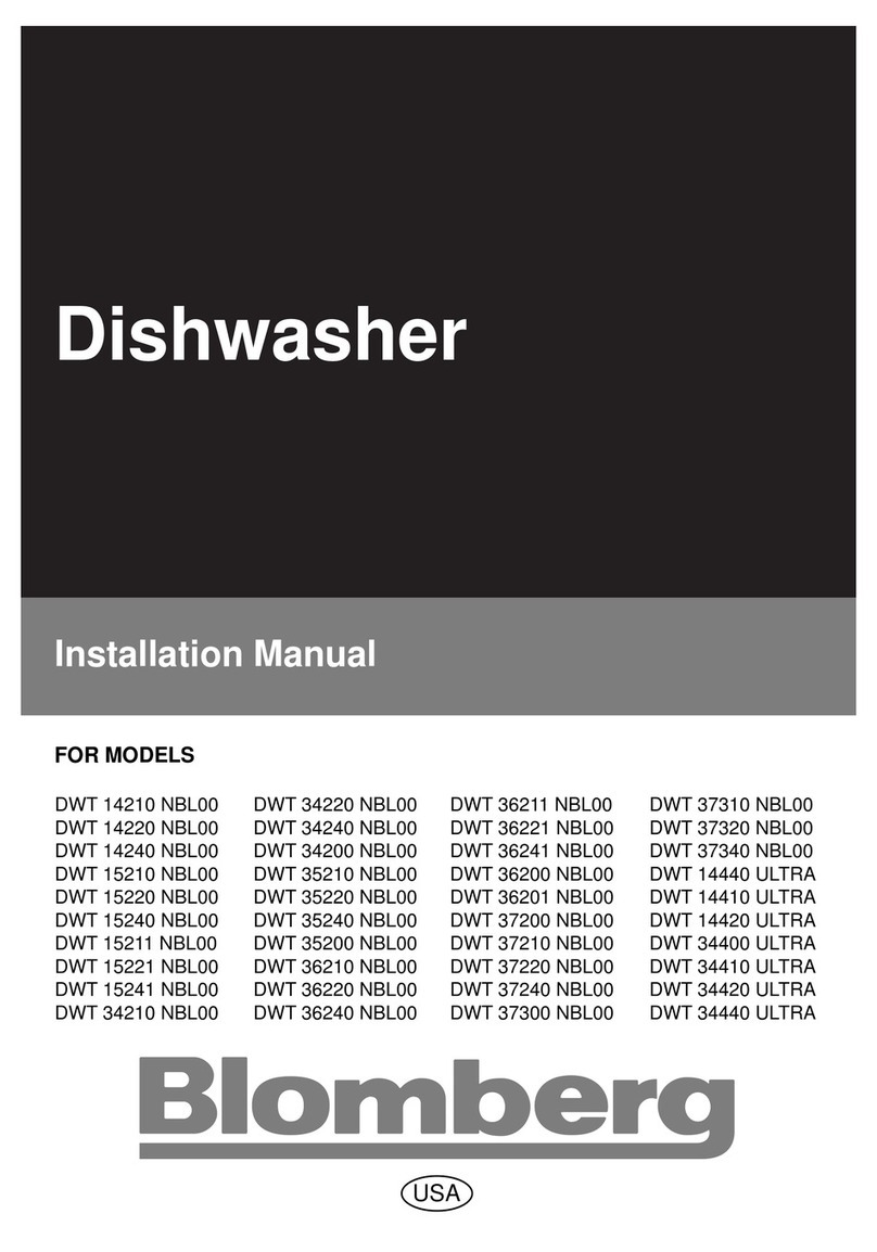 Blomberg DWT37300 User manual