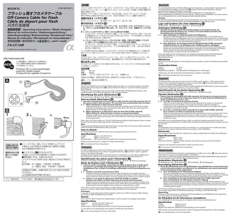 Sony FA-CC1AM User manual