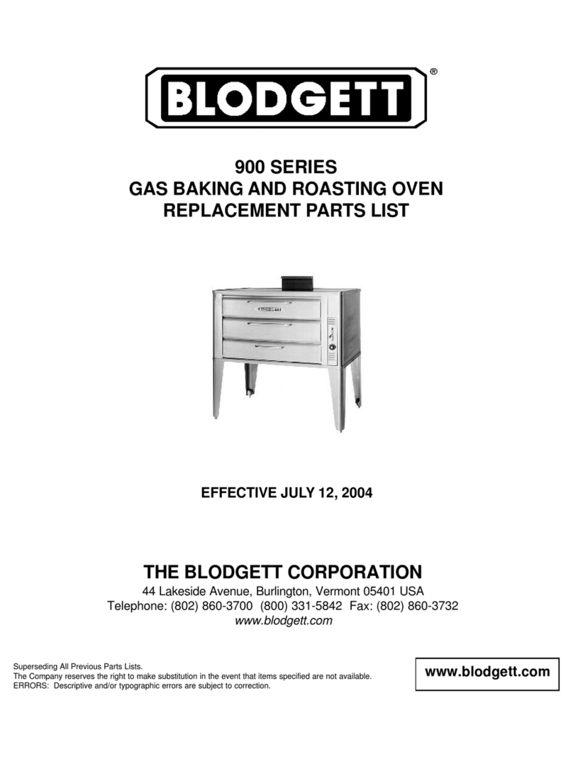 Blodgett 901 Base Application guide