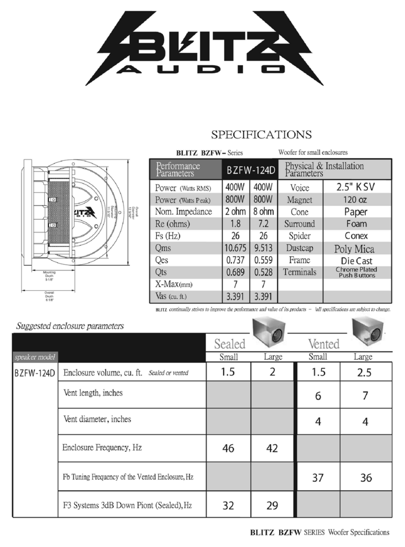 Blitz BZFW124D User manual