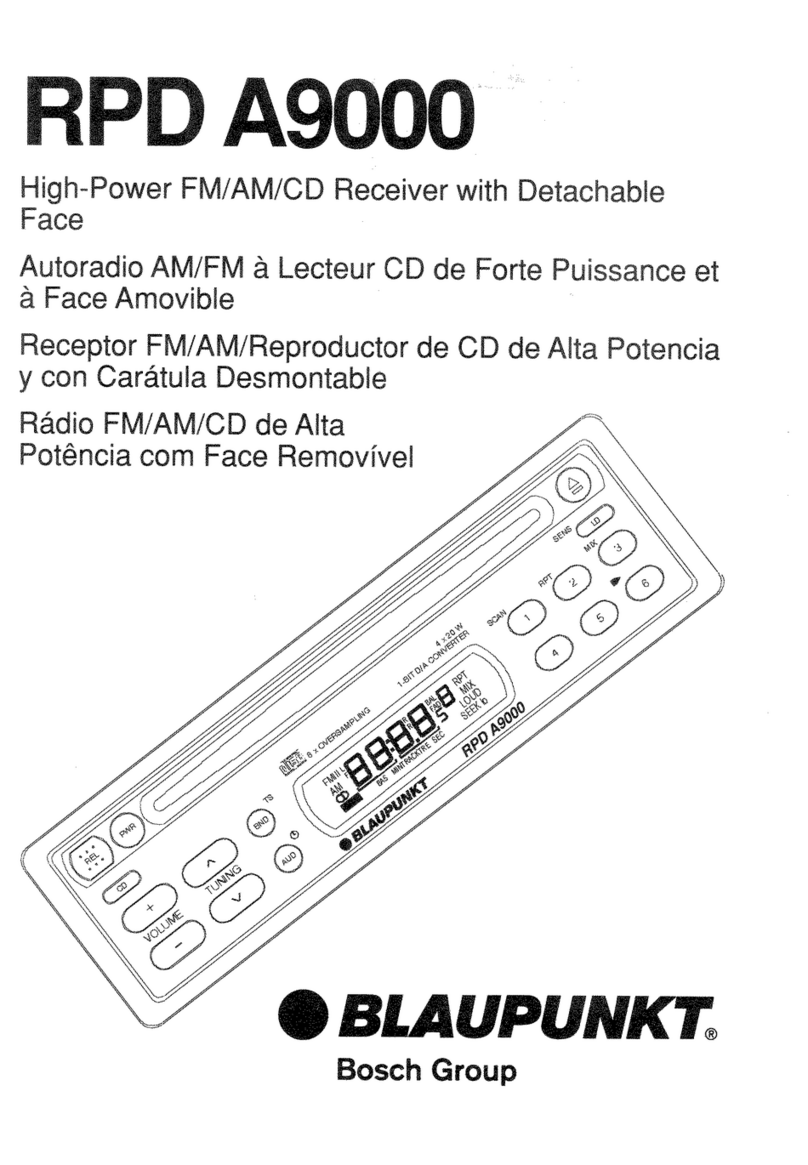 Blaupunkt RPD A9000 User manual